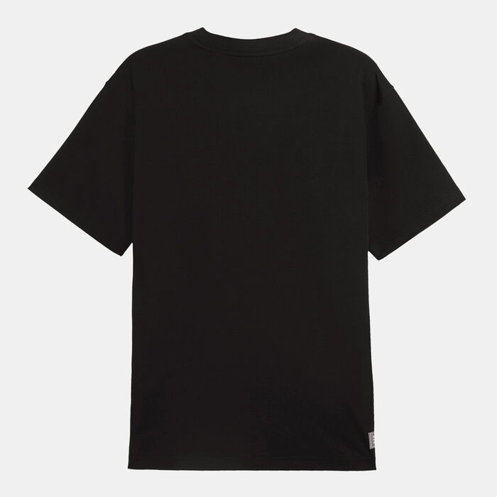 PUMA Men's Club de Course Graphic T-Shirt Black image number 1