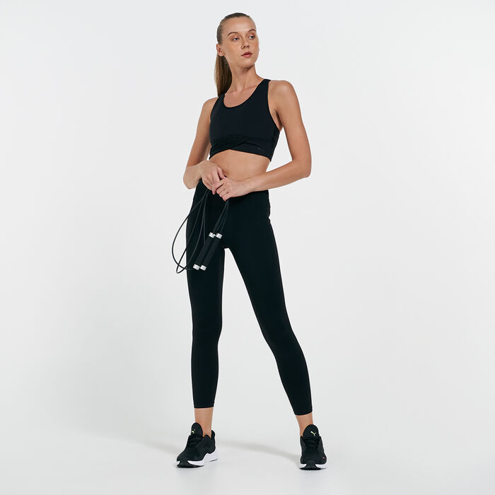 PUMA Women's Flawless Mid Impact Sports Bra Black PUMA Women's Flawless Mid Impact Sports Bra Black image number 2