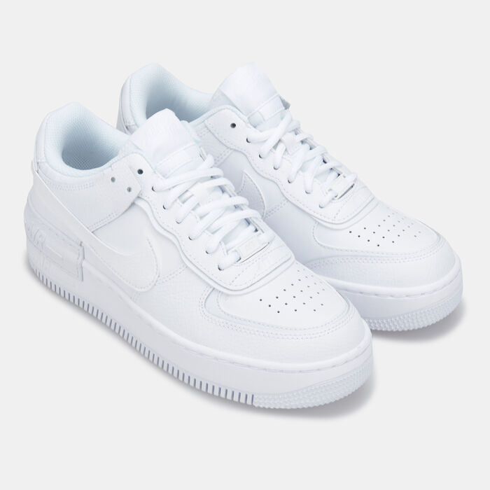Nike Women's Air Force 1 Shadow Shoes White Nike Women's Air Force 1 Shadow Shoes White image number 3