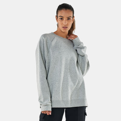 Nike Women's Sportswear Essential Sweatshirt (Plus Size) Grey