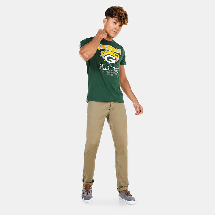New Era Men's NFL Green Bay Packers Team Wordmark T-Shirt Green New Era Men's NFL Green Bay Packers Team Wordmark T-Shirt Green image number 2