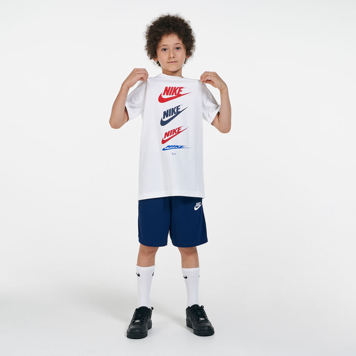 Nike Kids' Sportswear Futura Repeat T-Shirt White Nike Kids' Sportswear Futura Repeat T-Shirt White image number 2