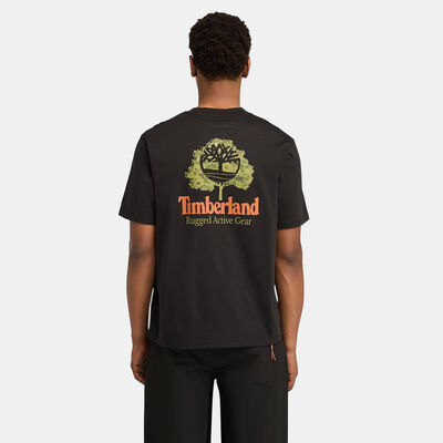 Timberland Men's Rugged Active Gear Graphic T-Shirt Black