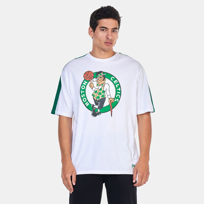 New Era Men's NBA Boston Celtics Colourblock T-Shirt White New Era Men's NBA Boston Celtics Colourblock T-Shirt White