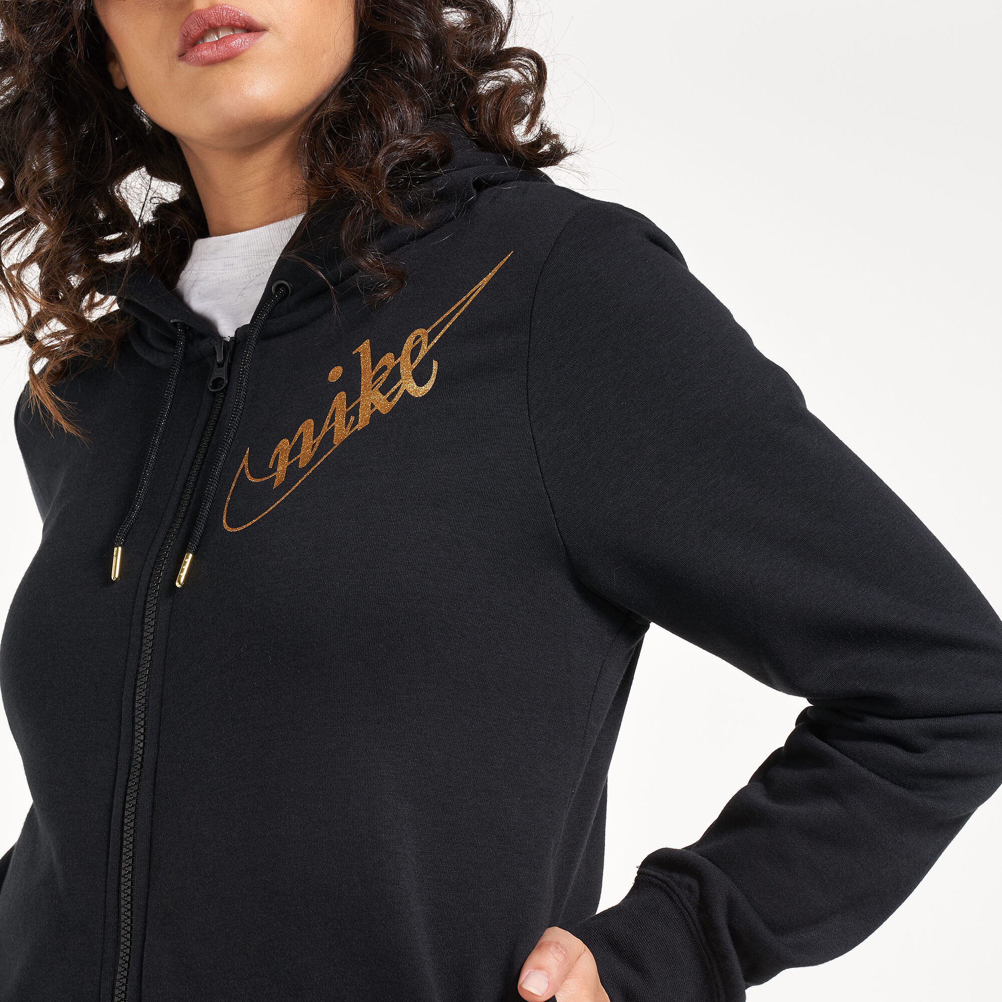 Nike w nsw hoodie fz flc clearance