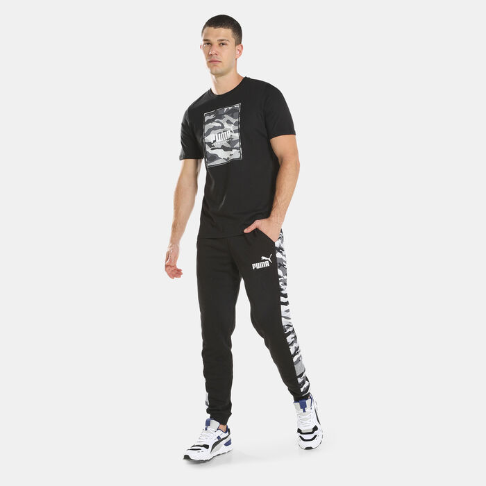 PUMA Men's Box Logo Camo T-Shirt Black PUMA Men's Box Logo Camo T-Shirt Black image number 2