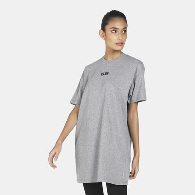 Vans Women's T-Shirt Dress Grey Vans Women's T-Shirt Dress Grey