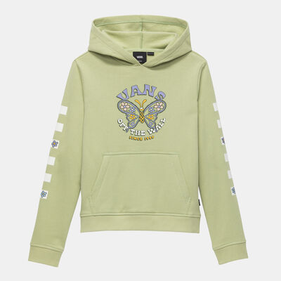 Vans Kids' Butterfly Floral Hoodie Pink