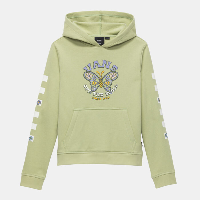 Vans Kids' Butterfly Floral Hoodie Pink image number 0