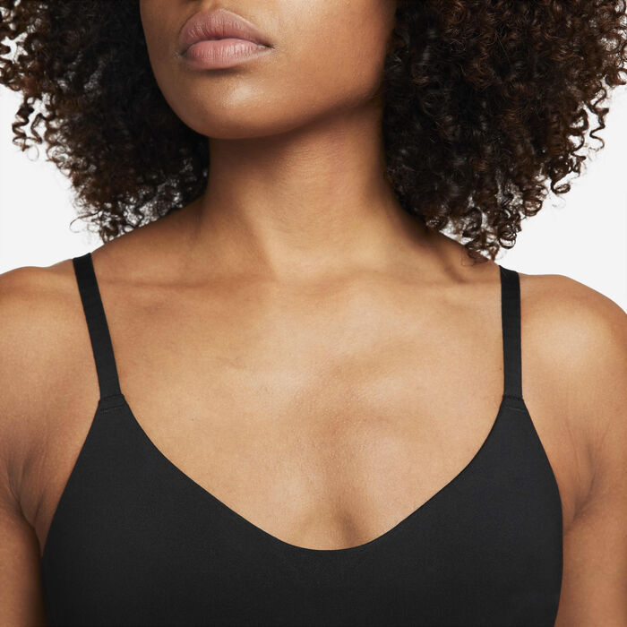 Nike Women's Dri-FIT Alate Minimalist Light-Support Training Sports Bra Black Nike Women's Dri-FIT Alate Minimalist Light-Support Training Sports Bra Black image number 2