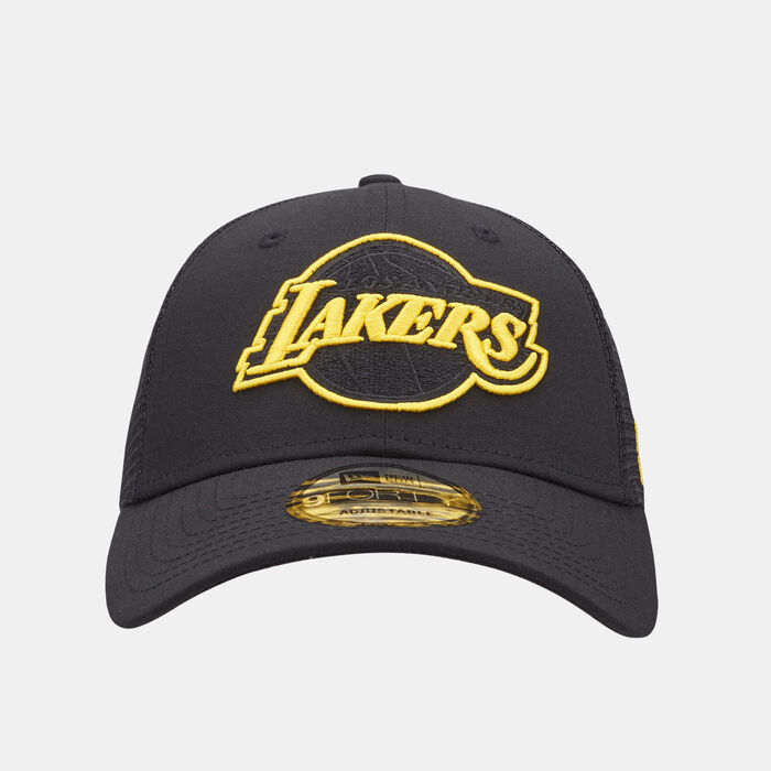 New Era Men's 9Forty Los Angeles Lakers Trucker Cap Black New Era Men's 9Forty Los Angeles Lakers Trucker Cap Black image number 0