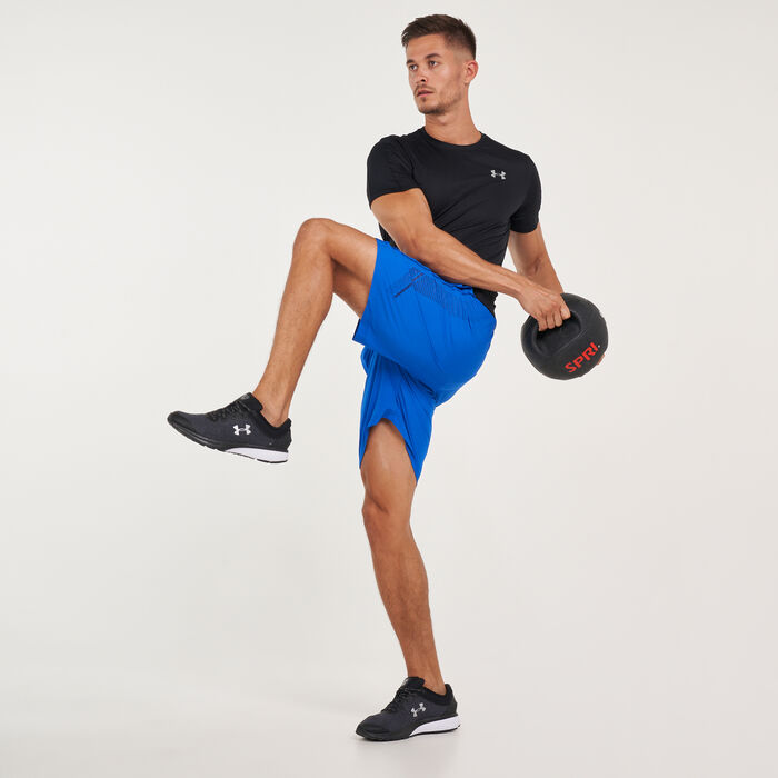 Under Armour Men’s Woven Graphic Shorts Blue Under Armour Men’s Woven Graphic Shorts Blue image number 2