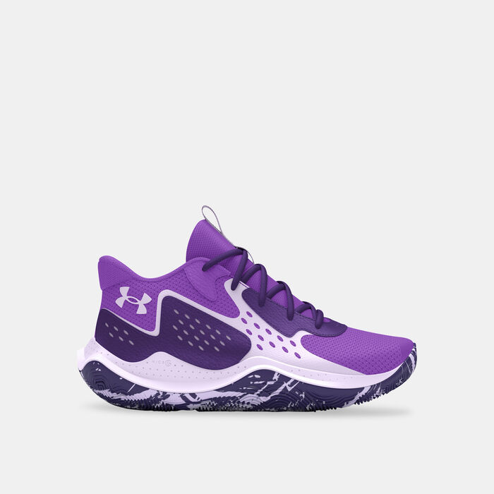 Under Armour Kids' UA Jet 23 Basketball Shoes Purple Under Armour Kids' UA Jet 23 Basketball Shoes Purple image number 0