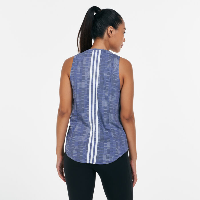 adidas Women's Own The Run Primeblue Tank Top White adidas Women's Own The Run Primeblue Tank Top White image number 1