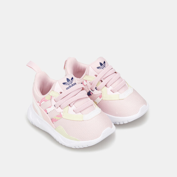 adidas Originals Kids' Flex Elastic Lace Shoe (Baby and Toddler) Pink adidas Originals Kids' Flex Elastic Lace Shoe (Baby and Toddler) Pink image number 1