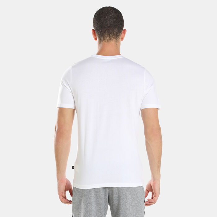 PUMA Men's Power Logo T-Shirt White PUMA Men's Power Logo T-Shirt White image number 1