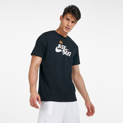 Nike Men's Just Do It Basketball T-Shirt Black