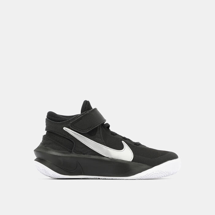 Nike Kids' Team Hustle D 10 FlyEase Shoe (Older Kids) Black Nike Kids' Team Hustle D 10 FlyEase Shoe (Older Kids) Black image number 0
