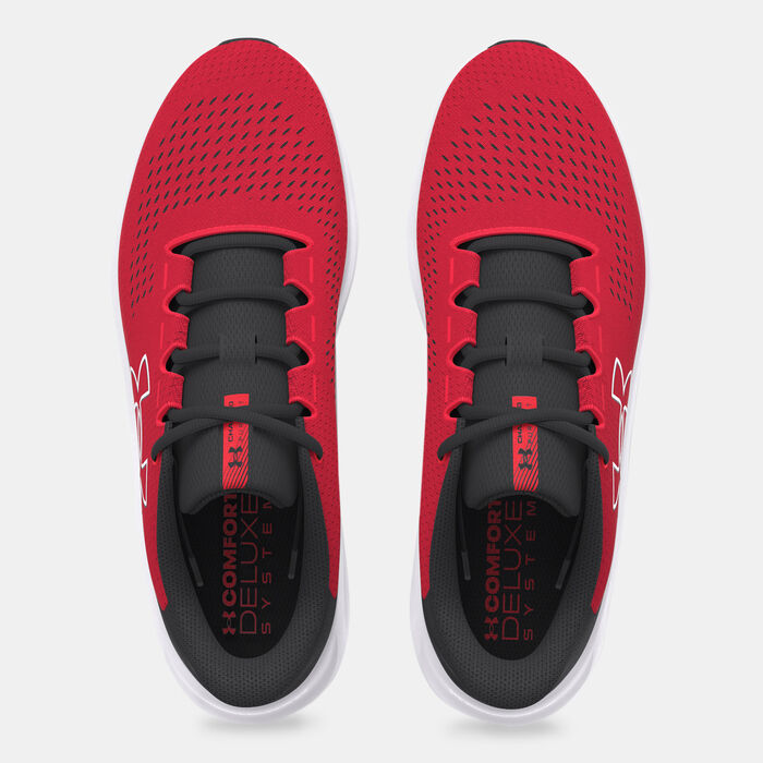 Under Armour Women's Charged Pursuit 3 Big Logo Running Shoes Red Under Armour Women's Charged Pursuit 3 Big Logo Running Shoes Red image number 4