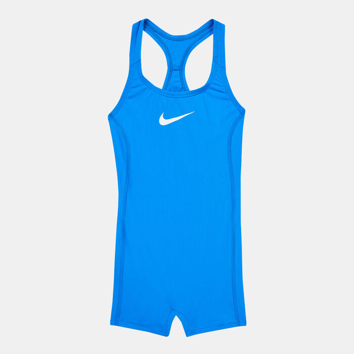Nike Swim Kids' Racerback Legsuit Swimsuit Blue image number 0