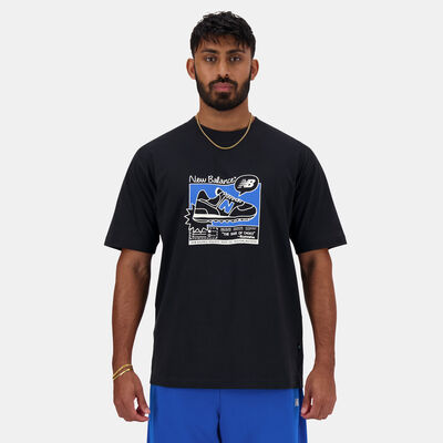 New Balance Men's Advert Graphics T-Shirt Black New Balance Men's Advert Graphics T-Shirt Black