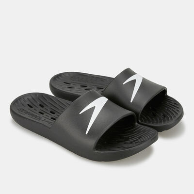 Speedo Men's One Piece Am Slides Black Speedo Men's One Piece Am Slides Black