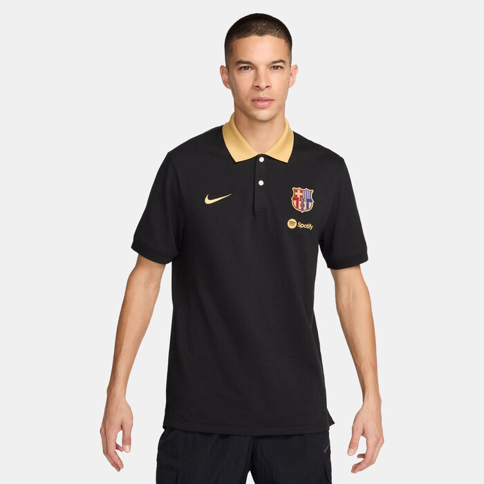 Nike Men's FC Barcelona 2.0 Polo Shirt Black Nike Men's FC Barcelona 2.0 Polo Shirt Black image number 0