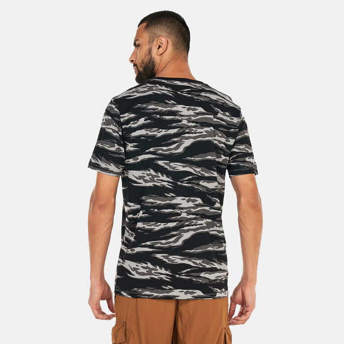 Timberland Men's Tiger Camo-Print T-Shirt Black image number 1