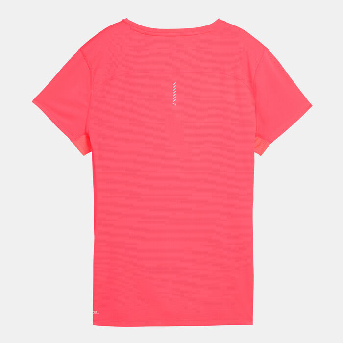 PUMA Women's Run Favourite T-Shirt Pink PUMA Women's Run Favourite T-Shirt Pink image number 1
