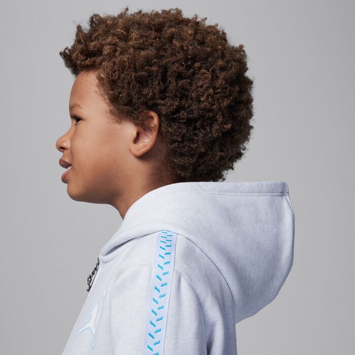 Jordan Kids' MJ Flight MVP Full-Zip Hoodie Set Blue Jordan Kids' MJ Flight MVP Full-Zip Hoodie Set Blue image number 3