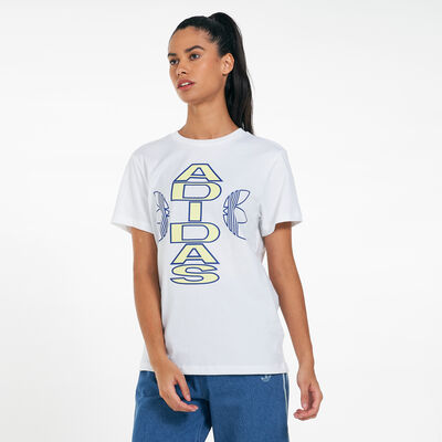 adidas Women's Loose Collegiate T-Shirt White