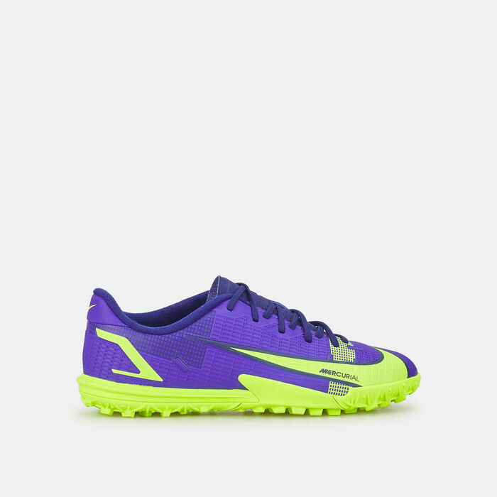 Nike Kids' Vapor 14 Academy Turf Ground Football Shoe Blue Nike Kids' Vapor 14 Academy Turf Ground Football Shoe Blue image number 0