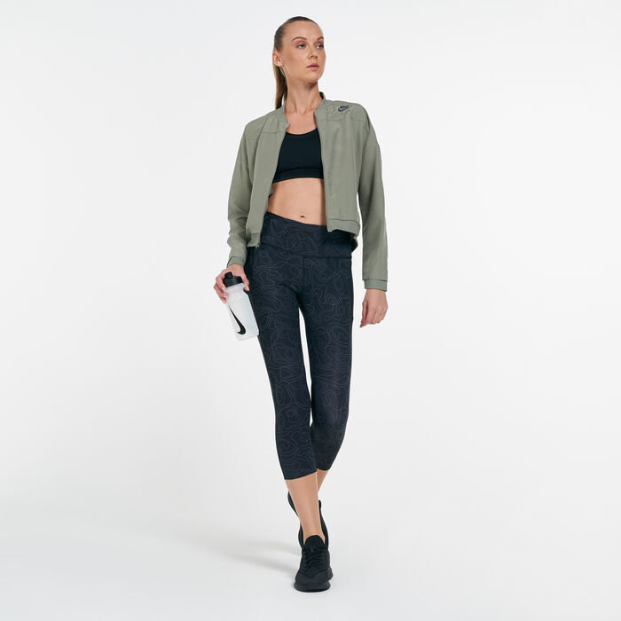 Nike Women's Run Division Fast Cropped Leggings Nike Women's Run Division Fast Cropped Leggings image number 2