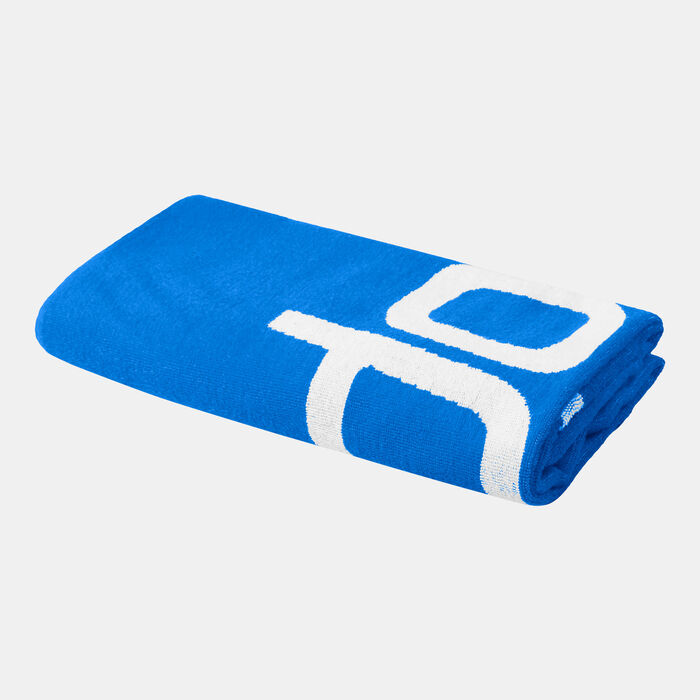 Speedo Logo Beach Towel Blue image number 2