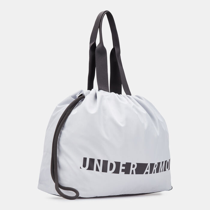 Under Armour Women's Favorite Graphic Tote Bag Grey Under Armour Women's Favorite Graphic Tote Bag Grey image number 2