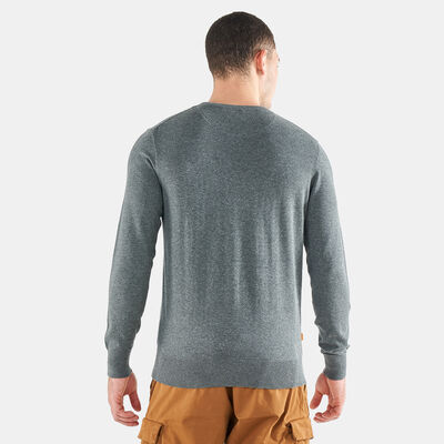 Timberland Men's V-Neck Williams River Cotton Sweatshirt Grey Timberland Men's V-Neck Williams River Cotton Sweatshirt Grey