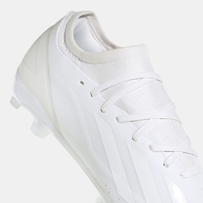 adidas X CRAZYFAST.3 Firm Ground Football Shoe White adidas X CRAZYFAST.3 Firm Ground Football Shoe White image number 4