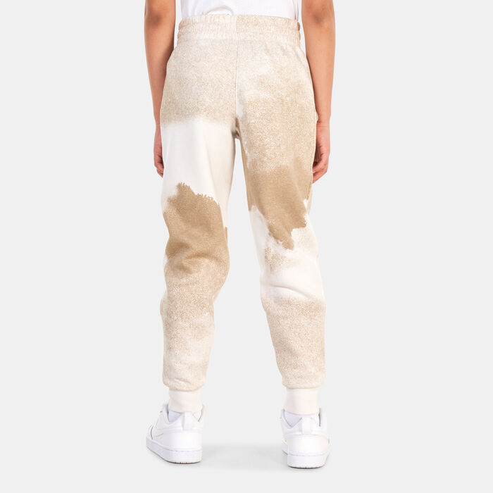 Nike Kids' Club Fleece Washed Allover Print Joggers Ivory Nike Kids' Club Fleece Washed Allover Print Joggers Ivory image number 1