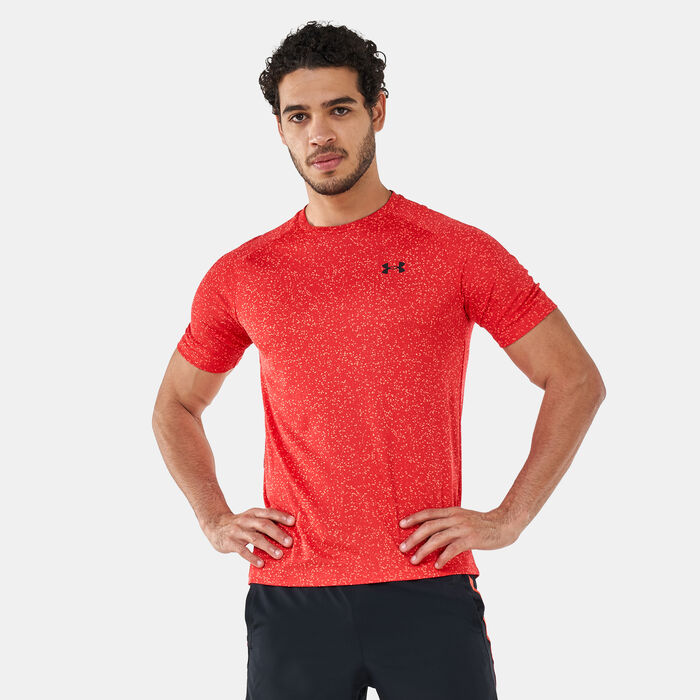 Under Armour Men's UA Tech™ 2.0 Nova T-Shirt Red Under Armour Men's UA Tech™ 2.0 Nova T-Shirt Red image number 0