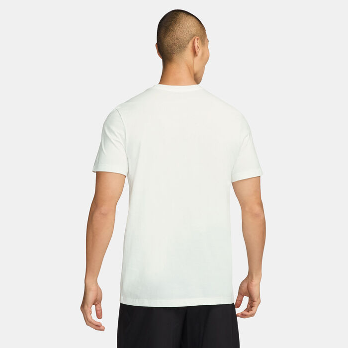 Nike Men's Dri-FIT Fitness Training T-Shirt Ivory Nike Men's Dri-FIT Fitness Training T-Shirt Ivory image number 1
