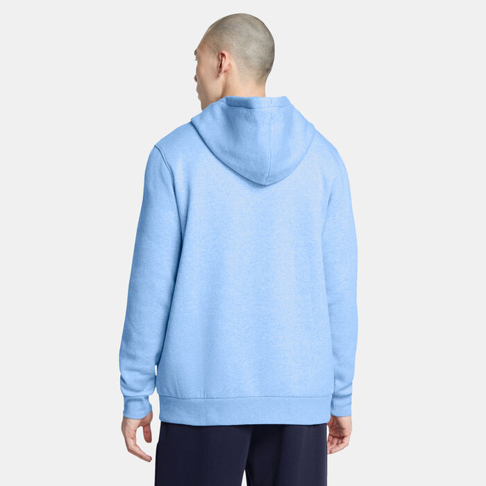 Under Armour Men's UA Essential Fleece Hoodie Blue Under Armour Men's UA Essential Fleece Hoodie Blue image number 1