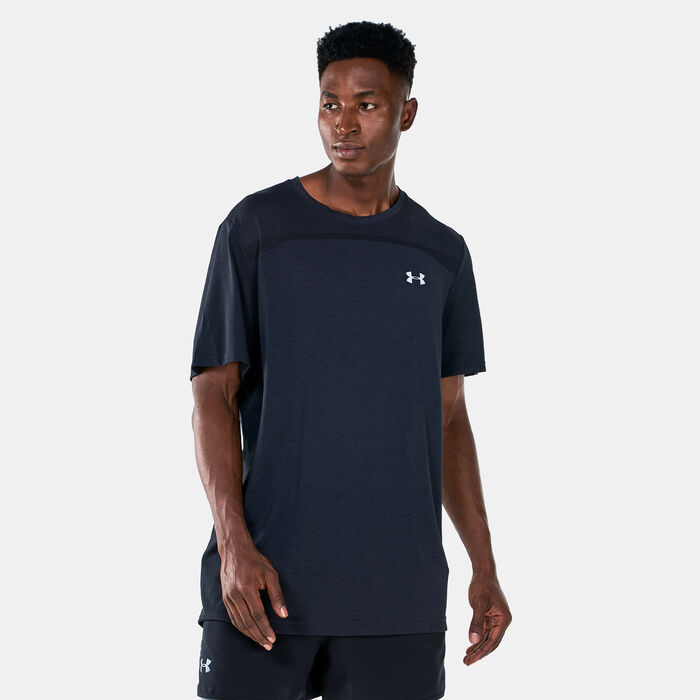 Under Armour Men's UA Seamless T-Shirt Black Under Armour Men's UA Seamless T-Shirt Black image number 0
