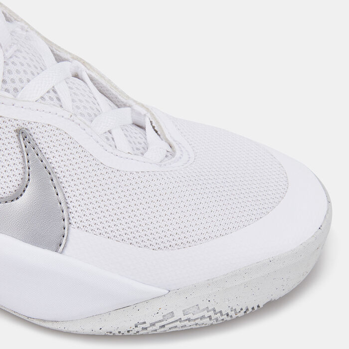 Nike Kids' Team Hustle D 10 Shoe White Nike Kids' Team Hustle D 10 Shoe White image number 4