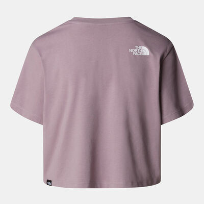 The North Face Women’s Simple Dome Crop Top Purple