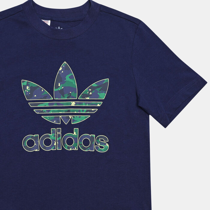 adidas Originals Kids' Camo T-Shirt Black adidas Originals Kids' Camo T-Shirt Black image number 2