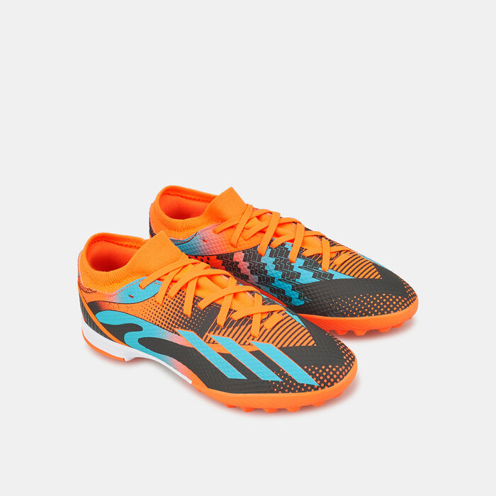 adidas Kids' X Speedportal Messi.3 Turf Ground Football Shoe Multi adidas Kids' X Speedportal Messi.3 Turf Ground Football Shoe Multi image number 1