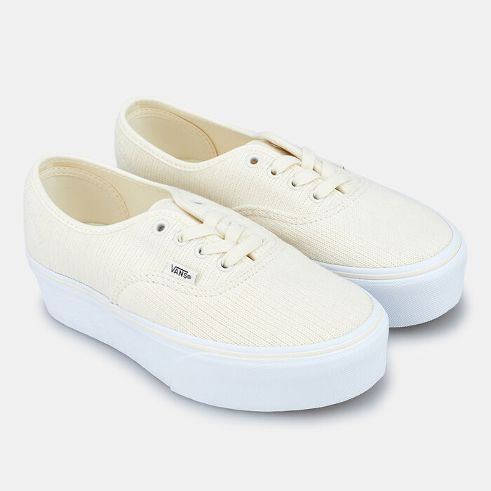 Vans Authentic Stackform Unisex Shoe Ivory Vans Authentic Stackform Unisex Shoe Ivory image number 1