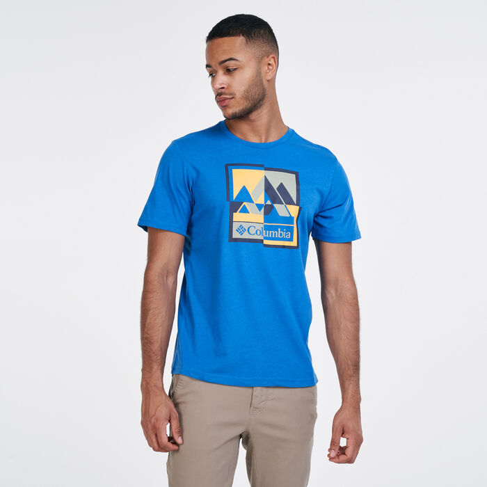Columbia Men's Alpine Way™ Graphic T-Shirt Blue Columbia Men's Alpine Way™ Graphic T-Shirt Blue image number 0