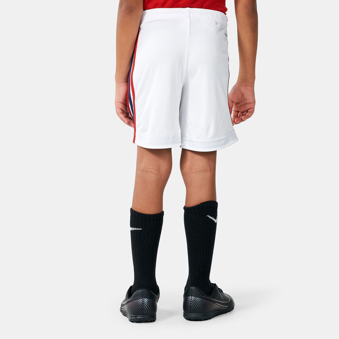 adidas Kids' Arsenal F.C. Home Shorts - 2021/22 White adidas Kids' Arsenal F.C. Home Shorts - 2021/22 White image number 1