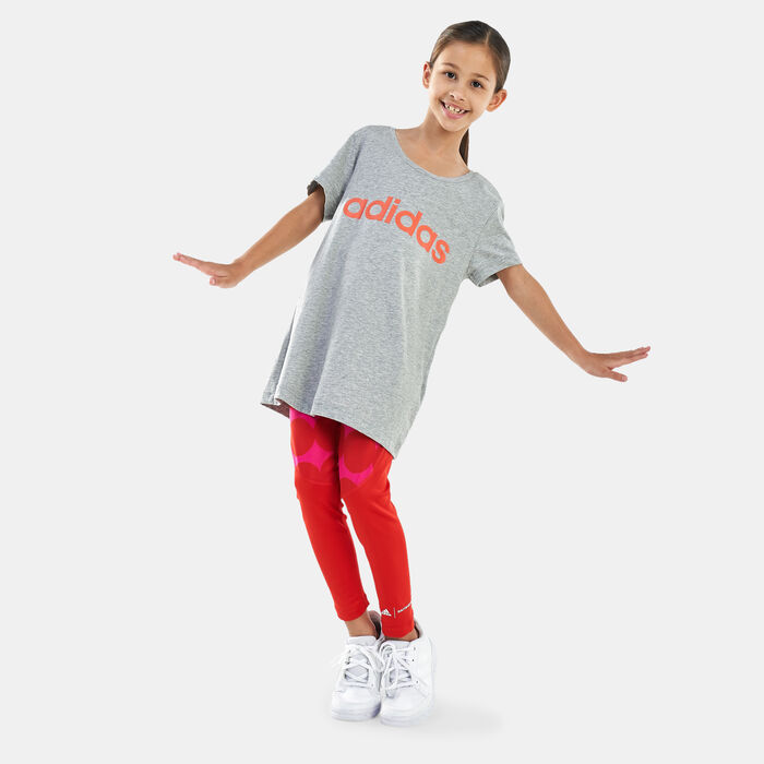 adidas Kids' Marimekko Techfit Primegreen AEROREADY Pocket Training Leggings Red image number 2